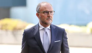 03.06.2025., Sarajevo, Bosna i Hercegovina - Predstavnici stranaka Trojke (SDP, NiP, NS), opozicije iz Republike Srpske (PDP, SDS, Za pravdu i red) i HDZ-a stigli su na zasjedanje Upravnog odbora Vijeca za implementaciju mira (PIC). Photo: Armin Durgut/PIXSELL