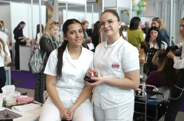 Osijek, 21. 03. 2026., GC, Sajam ljepote i zdravlja, zdravlje, ljepota, sajam, Tena; Gabrijela; Druga srednja &scaron;kola Beli Manastir SNIMIO BRUNO JOBST