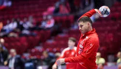 27.01.2026., Malmo Arena, Malmo, Svedska - EHF Europsko prvenstvo 2026., drugi krug, skupina II, Hrvatska - Slovenija. Marin Jelinic Photo: Sanjin Strukic/PIXSELL