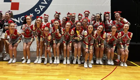 Mlađe juniorke Cheerleading kluba Ma&Ko