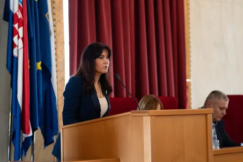 Osijek, 25. 3. 2026., Koordinacija gradonačelnika i načelnikagradonačelnici; načelnici; koordinacija; županica; županija