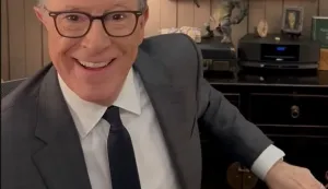 Peter Jackson i Stephen Colbert