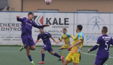 Bijelo Brdo, 29. 11. 2025, Stadion u Bijelom Brdu, nogomet, BSK - Dubrava Tim kabel (Zagreb). SuperSport Prva liga.snimio GOJKO MITIĆ