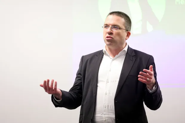 09.05.2025., Zagreb - Jean Monnet ORPHEUS konferencija: EU i Trumpova trgovinska politika u Zagrebackoj skoli ekonomije i managementa. Tomislav Sokol. Photo: Luka Stanzl/PIXSELL