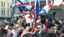 03.02.2025., Zagreb - Svecani docek hrvatske rukometne reprezentacije u Zagrebu nakon osvojenog drugog mjesta na Svjetkom prvenstvu. Photo: Neva Zganec/PIXSELL