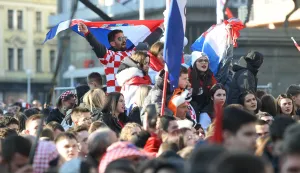 03.02.2025., Zagreb - Svecani docek hrvatske rukometne reprezentacije u Zagrebu nakon osvojenog drugog mjesta na Svjetkom prvenstvu. Photo: Neva Zganec/PIXSELL