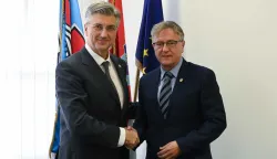 Credit: HDZCaption:Andrej Plenković i Darko Vuletić
