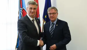 Credit: HDZCaption:Andrej Plenković i Darko Vuletić