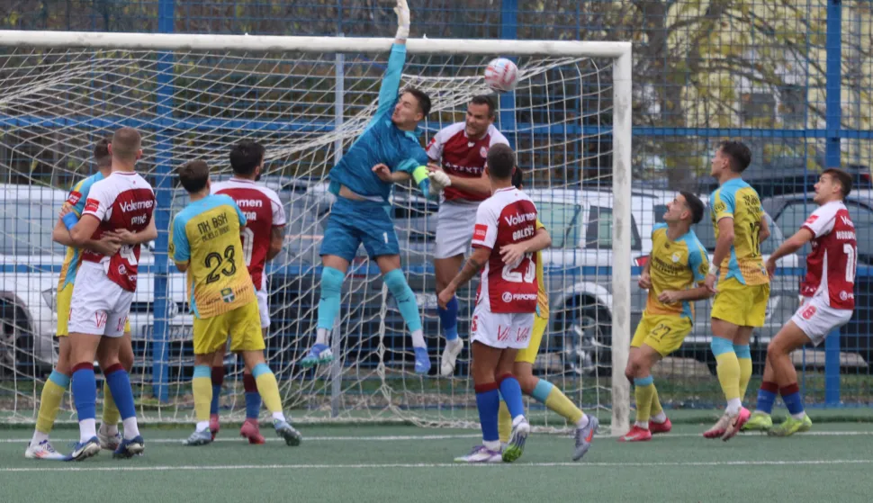 Bijelo Brdo, 15. 11. 2025, Stadion u Bijelom Brdu, nogomet, BSK - Orijent (Rijeka), SuperSport Prva liga. snimio GOJKO MITIĆ