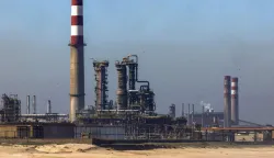 The SAMIR (Societe Anonyme Marocaine de l?Industrie du Raffinage) oil refinery, Morocco's only such facility, is pictured in Mohammedia near Casablanca on April 3, 2026. Casablanca's commercial court on February 27 rejected a .5 billion offer to acquire the assets of the North African country?s only oil refinery from an investor based in the UAE. The verdict, issued due to a lack of sufficient legal documentation and guarantees for the bid, halted the most significant attempt in years to revive domestic fuel refining. (Photo by Abdel Majid BZIOUAT/AFP)