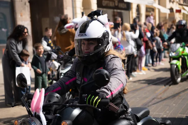 Osijek, 4. 4. 2026., Motozeke; Trg A. StarčevićaUskrs; program; motozeke; sajam; djeca; gužva; posjetitelji; blagdan; motoklub