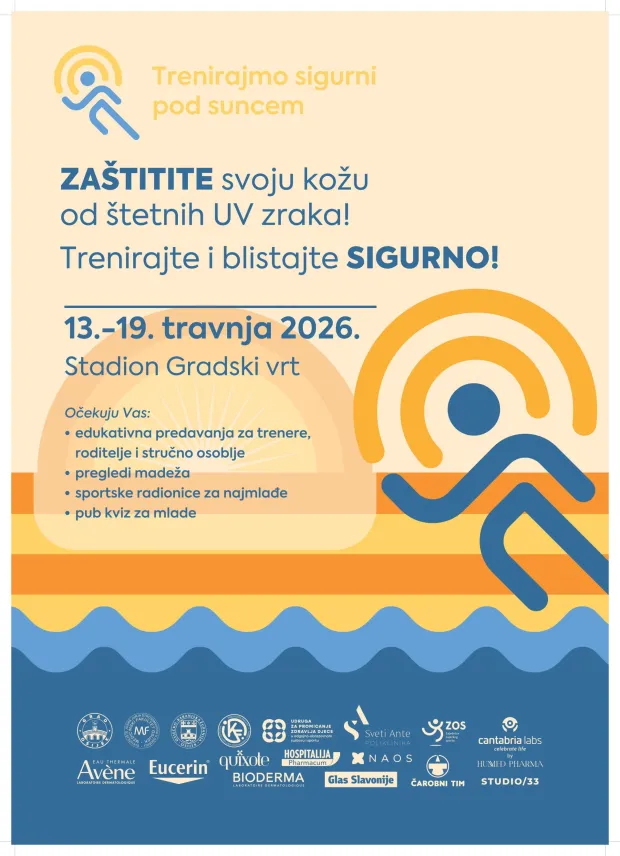 Trenirajte pod suncem sigurnoplakat 2026