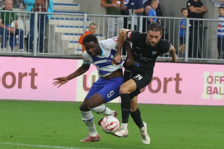 Osijek, 14. 09. 2025, Opus Arena, nogomet, Osijek - Vukovar 1991, SuperSport HNL 25/26. Toure Fode Yannick (9).snimio GOJKO MITIĆ