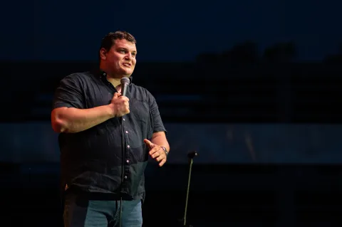 06.06.2025., Zagreb - Prvi dan stand up show Gorana Vincica na Salati povodom 10 godina karijere. Photo: Luka Antunac/PIXSELL