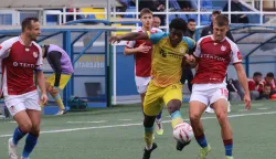 Bijelo Brdo, 15. 11. 2025, Stadion u Bijelom Brdu, nogomet, BSK - Orijent (Rijeka), SuperSport Prva liga. snimio GOJKO MITIĆ