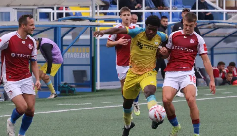 Bijelo Brdo, 15. 11. 2025, Stadion u Bijelom Brdu, nogomet, BSK - Orijent (Rijeka), SuperSport Prva liga. snimio GOJKO MITIĆ