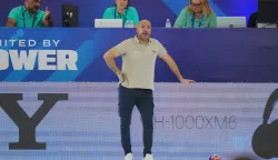 Alexandrupoulos, 08.04.2026 - Hrvatska vaterpolska reprezentacija pora?ena je u utakmici B skupine Svjetskog kupa Divizije 1 u gr?kom gradu Alexandrupoulosu od Italije 11-13 (1-2, 6-5, 2-4, 2-2) i borit ?e vjerojatno za poredak od 5. do 8. mjesta. Na slici Ivica Tucak. foto HINA/ HVS/ Aniko KOVACS/ ik