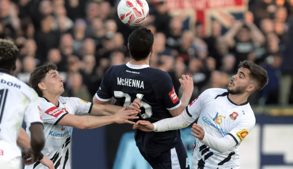 Velika Gorica, 08.04.2026 - Polufinalna utakmica Hrvatskoga nogometnoga kupa: Gorica - Dinamo. foto HINA/ Tomislav PAVLEK/ ik