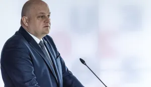 Zagreb, 23.03.2026 - Izjave za medije nakon sjednice Vlade Republike Hrvatske. Na slici Ante &Scaron;u&scaron;njar.Foto Hina/ Dario GRZELJ/ dag