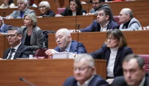 Zagreb, 20.02.2026 - Nastavak 9. sjednice Hrvatskog. Sabor je potvrdio za Alena Ružića za novog ministra rada, mirovinskog sustava, obitelji i socijalne politike. foto HINA/ Admir BULJUBA&Scaron;IĆ/ abu