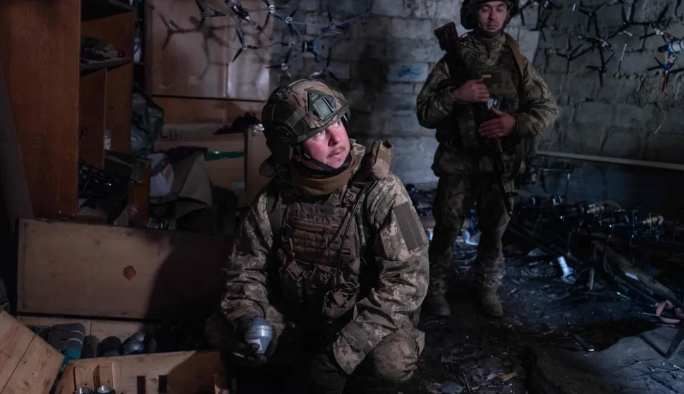 A handout picture taken and released by the press service of the 93rd Kholodnyi Yar Separate Mechanized Brigade on April 7, 2026 shows Ukrainian servicemen at their position in an undisclosed location, in Donetsk region, amid the Russian invasion of Ukraine. (Photo by IRYNA RYBAKOVA/93RD SEPARATE MECHANIZED BRIGADE "KHOLODNYI YAR"/AFP)/RESTRICTED TO EDITORIAL USE - MANDATORY CREDIT "AFP PHOTO/HANDOUT/ IRYNA RYBAKOVA /93rd SEPARATE MECHANIZED BRIGADE OF THE UKRAINIAN GROUND FORCES" - NO MARKETING NO ADVERTISING CAMPAIGNS - DISTRIBUTED AS A SERVICE TO CLIENTS