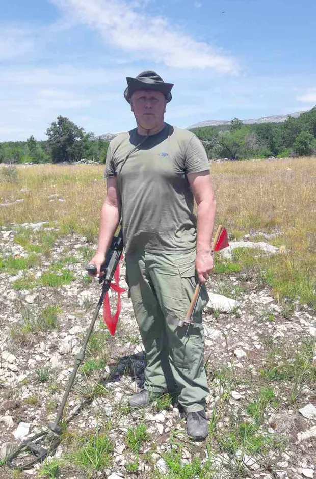 Osijek, 02. 04. 2026., Mario Barjaktarić, deminer, razminiravanje SNIMIO BRUNO JOBST