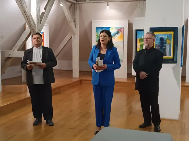 ĐakovoU Spomen-muzeju biskupa J. J. Strossmayera otvorena izložba Tvarnost svijeta i svjetlo duhovnog, Željka UremovićaTravanj 2026.