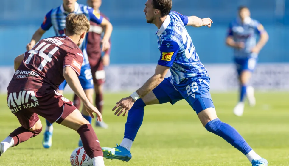 Zagreb, 11.4.2026 - Utakmica 29. kola HNL-a Lokomotiva - Istra 1961. Na slici Leon Balcar.Foto Hina/ Dario GRZELJ/ dag