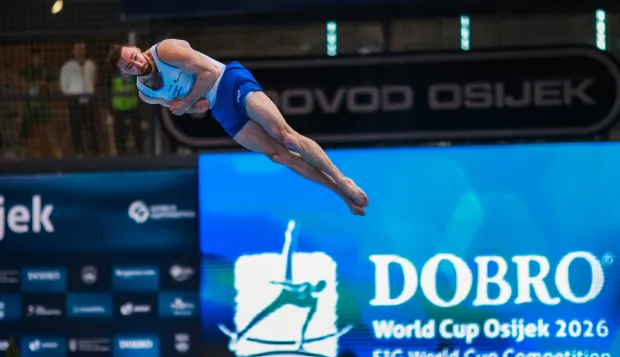 Artem Dolgopyat odu&scaron;evio je osječku publiku izvedbom na parteru