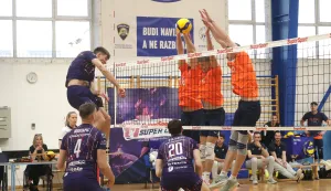 Osijek, 08. 04. 2026., Dvorana Jug 2, odbojka, Mursa Osijek - Ribola Ka&scaron;tela, prva utakmica polufinalne serije za prvaka Hrvatske SNIMIO BRUNO JOBST