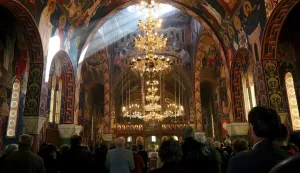 OSIJEK, 08. 04. 2018, J. J. ZMAJA 25. MISA U PRAVOSLAVNOJ CRKVI U POVODU PRAVOSLAVNOG USKRSA. PRAVOSLAVNI USKRS MISA.snimio GOJKO MITIĆ