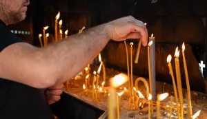 12.04.2026., Crkva Preobrazenja gospodnjeg, Zagreb &ndash; Pravoslavni vjernici proslavili Uskrs liturgijom u zagrebackom hramu Preobrazenja Gospodnjeg. Photo: Luka Antunac/PIXSELL