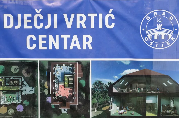 Osijek, 13. 04. 2026., &Scaron;kolska 6, Dječji vrtić Centar, uručenje Ugovora, rekonstrukcija, dogradnja, SNIMIO BRUNO JOBST