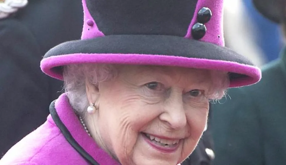 epa05754121 Queen Elizabeth arrives at the Sainsbury Centre for Visual Arts at the University of East Anglia (UEA) in Norwich, Eastern England, Britain, 27 January 2017. The Queen is visiting the 'Fiji: Art and Life in the Pacific' exhibition and will meet students studying at the UEA. EPA/HANNAH MCKAY