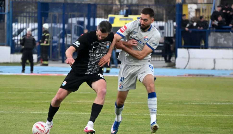 Osijek, 13.04.2026. - Stadion Gradski vrt. Utakmica 29. kola HNL-a Vukovar - Dinamo foto HINA/Gordan Panić 