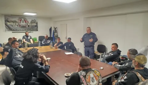 Edukacija za članove moto kluba Beli Manastir o sigurnoj vožnji