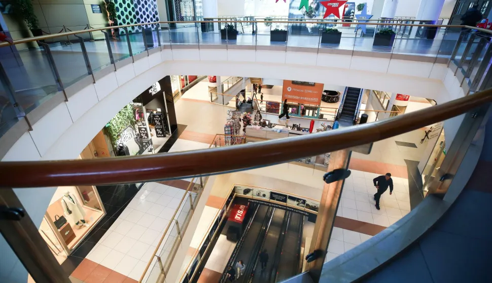 30.01.2025., Zagreb - Iako je bojkot trgovina najavljen 31.01. vecina zagrebackih trgovackih centara vec danas je gotovo potpuno prazno. Photo: Emica Elvedji/PIXSELL