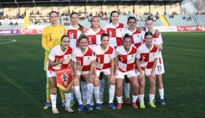 Hrvatska ženska nogometna reprezentacija 7.3.2026. - Stadion Branko Cavlovic-Cavlek, Karlovac, Hrvatska - Kvalifikacije za Svjetsko prvenstvo u nogometu za zene, Hrvatska - Kosovo. Photo: Josip Mikacic/PIXSELL 