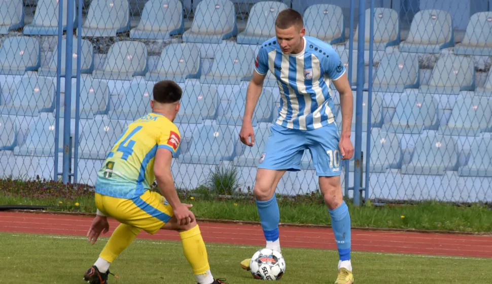 sport...vinkovci...06.04.2023.supersport 1. nl 2022/23 - 25. kolo; cibalia - bsk- 10 bubnjar andrija i 24 pecarski dusan;foto Gordan Panić