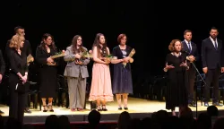 20.04.2026.,Split-Dodjelom nagrada Marin Drzic i prigodnim obracanjima zapoceli 36. Marulicevi dani na kojima ce se ove godine prikazati 13 predstava. Photo: Ivo Cagalj/PIXSELL