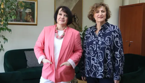 Osijek, 29.05. 2025, OTOS, Poliklinika Otos-Vita, Đurđica Kesak - Ursić i direktorica Snjžana Bilo&scaron;.snimio GOJKO MITIĆ