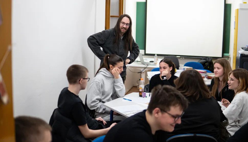 Osijek, 22. 4. 2026., Dan &scaron;kole - II. Gimnazija Osijekdan &scaron;kole; II gimnazija; učenici; program; obilježavanje; radionice; igrokaz