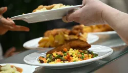 08.12.2025. Zagreb - Blagoslov i otvaranje studentskog restorana Manducath na Hrvatskom katolickom sveucilistu. U restoranu biti predstavljeni roboti Robo pas Go2iservisni robot PUDU. Photo: Marko Lukunic/PIXSELL