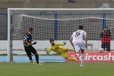 Osijek, 22. 2026, Stadion Gradski vrt, nogmoet, Vukovar 1991 - Gorica, SuperSport HNL 25/26. Jakov Puljić (21).snimio GOJKO MITIĆ