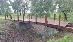 Staza na lijevoj obali dobit će novi mostOsijek, travanj 2026.Snimio: Ivan Alilović