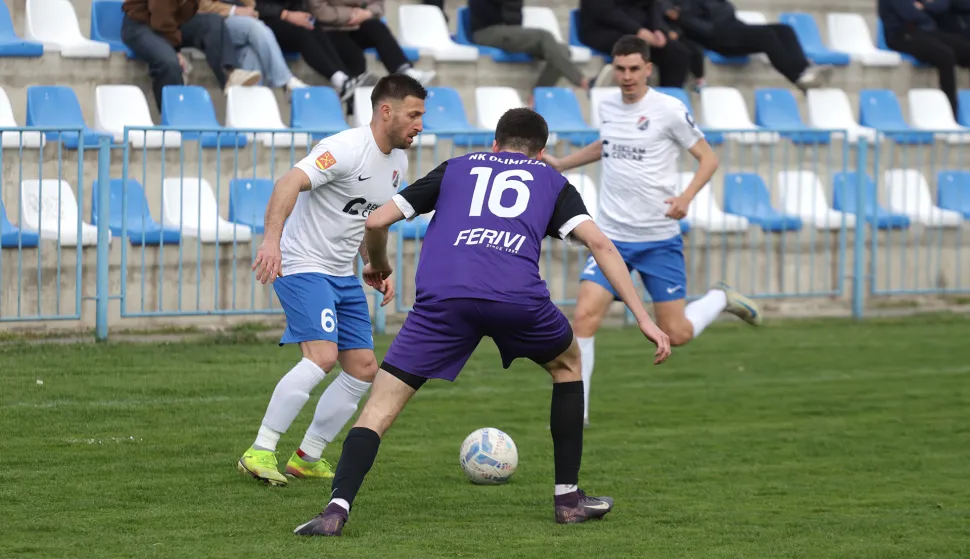 Osijek, 21. 03. 2026., Igrali&scaron;te na Zelenom polju, Olimpija - Omladinac (Petrijevci), Prva ŽNL Osječko-baranjska SNIMIO BRUNO JOBST