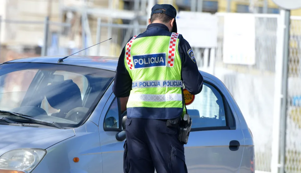 29.10.2025., Sibenik - U policijskoj akciji prometne policije u kontrole prometa i sankcioniranje prekrsitelja prvi put ukljuceni i dronovi. Photo: Hrvoje Jelavic/PIXSELL