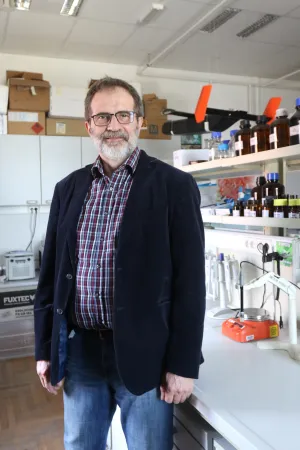 Osijek, 23. 03. 2023, Campus, Odjel za biologiju. Prof. dr. sc. Branimir Hackenberger Kutuzovic. snimio GOJKO MITIĆ