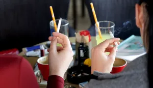 Osijek, 20. 02. 2025., Donji grad, pu&scaron;enje; ugositeljski objekt; zabrana pu&scaron;enjaSNIMIO BRUNO JOBST