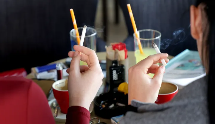 Osijek, 20. 02. 2025., Donji grad, pu&scaron;enje; ugositeljski objekt; zabrana pu&scaron;enjaSNIMIO BRUNO JOBST